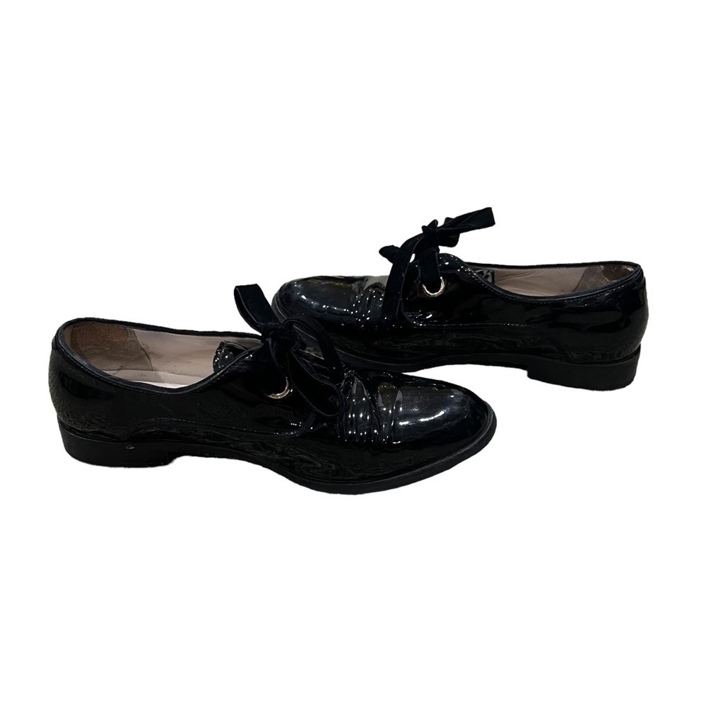 Cole Haan Patent Black Jaylyn Oxford Lace Up Shoes Size 6 1/2 Women’s